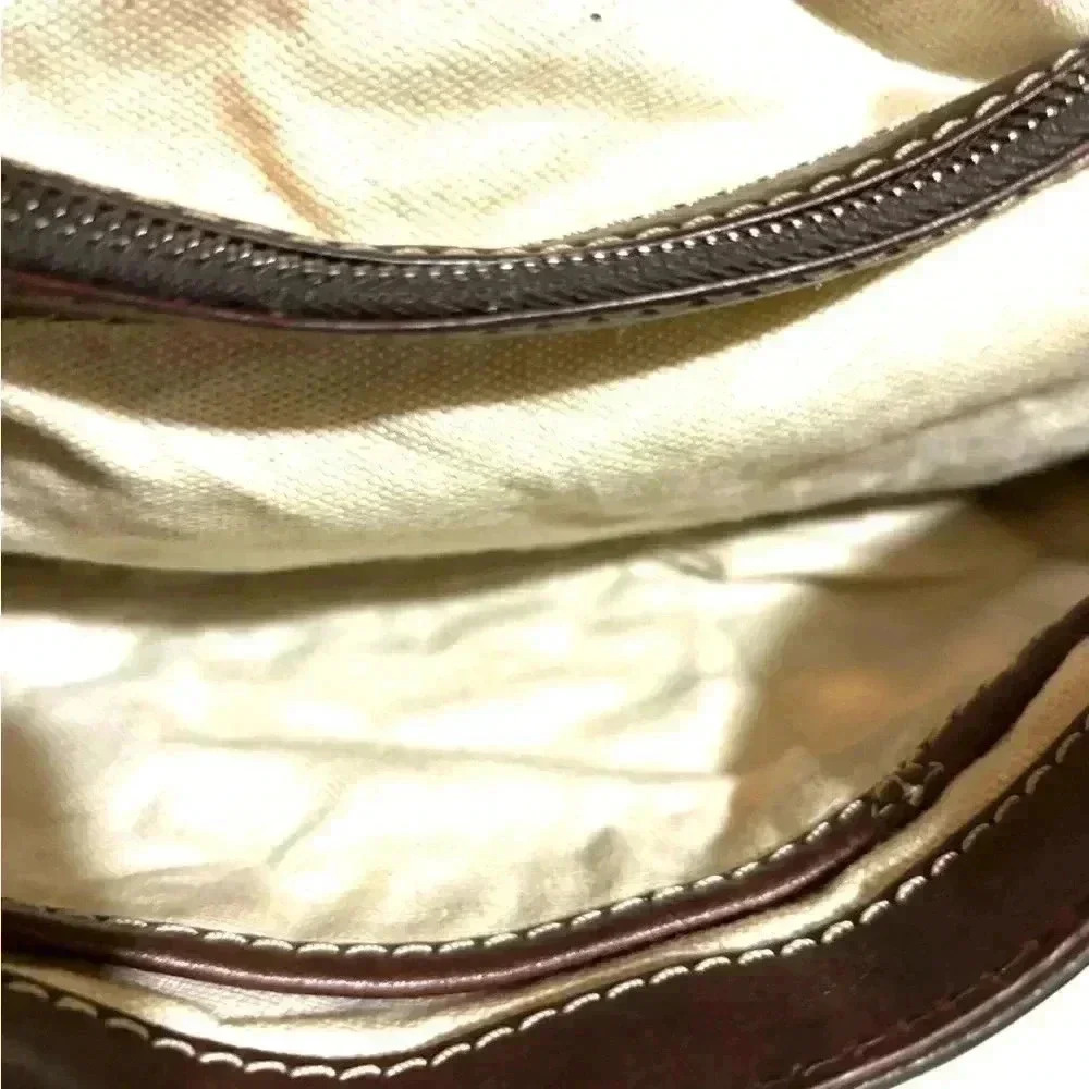 Michael Kors brown leather shoulder handbag - Picture 5 of 10